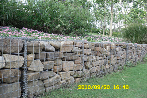 60x60 Galvanized Gabion Boxes Retaining Garden Cages For Stones